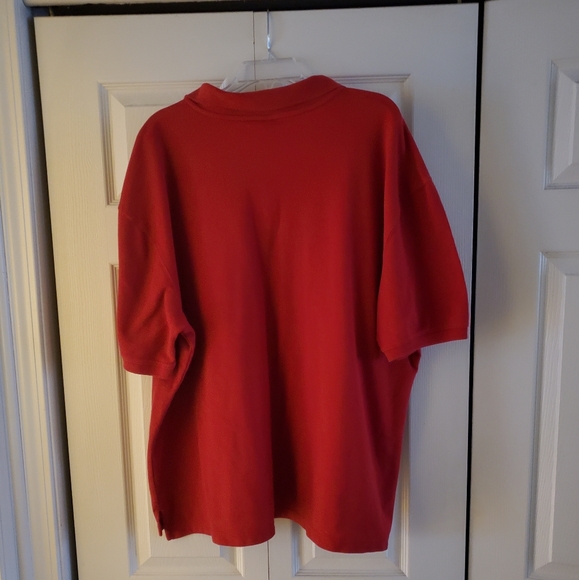 Bugle Boy Short Sleeve Polo Style Shirt in Red  XXL - Picture 2 of 5